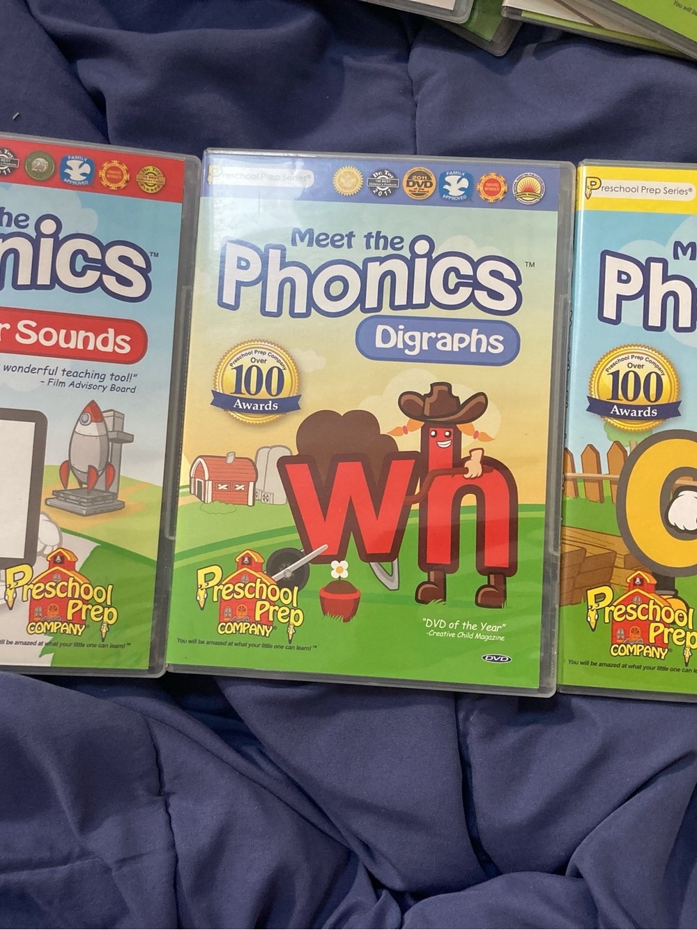 3- Meet the Phonics letters, Digraphs, Blends DVD - Very Good